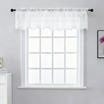 Image de Rideau court - 60 cm de haut, Blanc