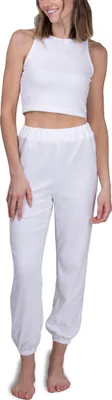 Produktbild von maluuna  Damen Jogging-Set mit Top und Hose  ; schwarz , M
