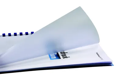 Produktbild von Abdeckmattfolie, DIN A4, PP, transparent matt, 0,30 mm stark