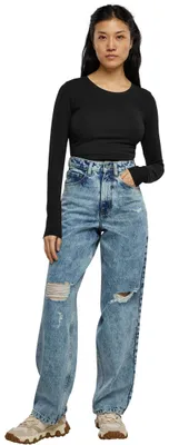 Zdjęcie produktu dla Dámské body Urban Classics Ladies Stretch Jersey Longsleeve Body czarny - S