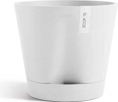 Obrázek produktu pro Květináč Ecopots Venice plastový Ø 27,7 cm 30 x 30 x 27,5 cm bílý