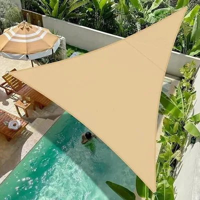 Zdjęcie produktu dla Żagiel przeciwsłoneczny kwadratowy 4X4M tkanina UV balkon taras