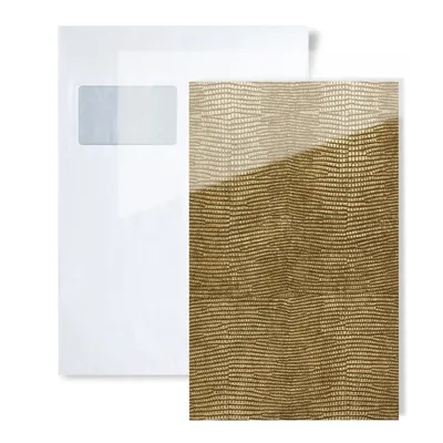 Immagine prodotto di 1 WallFace S-16982 LEGUAN GOLD AR+ S-Glass Collection campione di pannello a parete | Formato circa A4