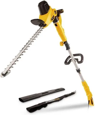 Image de Taille-haie télescopique 750 W avec régulation électronique de la vitesse de rotation, coupe jusqu'à 24 mm