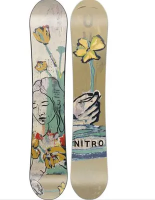 Image de Snowboard Nitro Freestyle pour femme MERCY, Taille:149, Couleurs:board