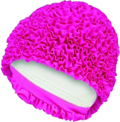 Produktbild von Fashy Frill Badekappe Rosa Rosa One Size