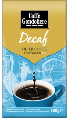 Produktbild von Caffè Gondoliere Entkoffeinierter Filterkaffee 500g – Aromatisch & Vollmundig