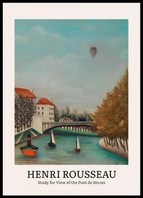 Obrázek produktu pro Plakát 50 x 70 cm Design Pont de Sèvres, Rousseau Vintage do Salonu