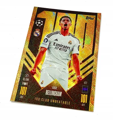 Produktbild von Match Attax 2024/25 Card. 477 Jude Bellingham / 100 Club