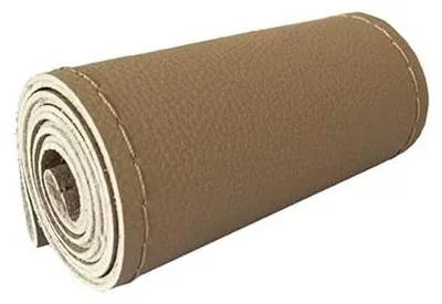 Zdjęcie produktu dla Pokrowiec kierownicy skóra ekologiczna beżowy uniwersalny samochód DIY