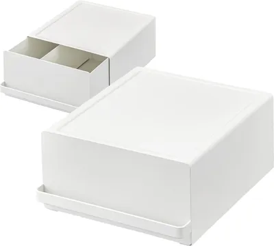 Produktbild von Yamazaki Schublade weiß Küche für Arbeitsplatte 22x11x27cm für zusätzlichen Stauraum