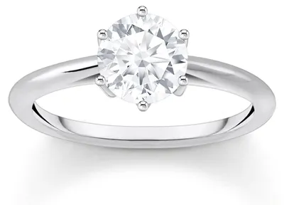 Produktbild von THOMAS SABO Ring mit Zirkonia recyceltes 925 Silber Größe
