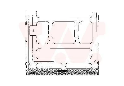 Obrázek produktu pro VAN WEZEL Dveře, karoserie levé (5870274) pro VW Transporter T3