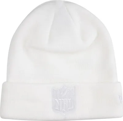 Produktbild von New Era Strick Wintermütze CUFF Beanie - NFL SHIELD weiß