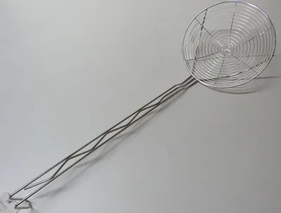 Produktbild von XXL Schaumlöffel Schaumkelle Siebkelle Abschöpflöffel Frittierlöffel Edelstahl