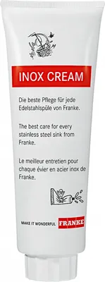 Produktbild von FRANKE 13257 Pflegepaste Inox Creme 250 ml für Edelstahlspülen / Reinigungsfluid / Pflegemittel