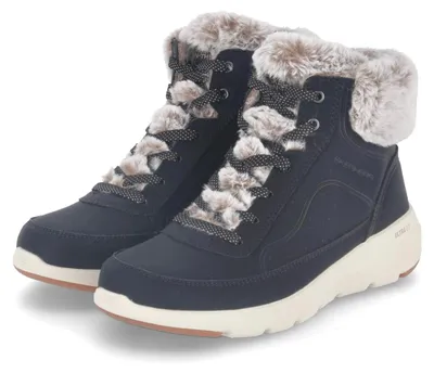 Produktbild von Skechers Damen Boots GLACIAL ULTRA Schwarz Synthetik Größe: 35