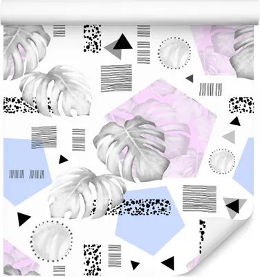 Produktbild von 10m VLIES TAPETE Rolle Wohnzimmer Natur Pflanzen Geometrisch Monstera XXL