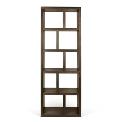 Produktbild von Bücherregal 5 Ebenen 70 Nussbaum, 70 x 34 x 198