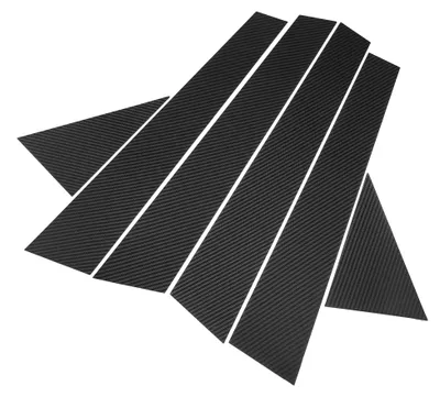 Immagine prodotto di Adesivo decorativo per auto - Listelli decorativi per montanti centrali, compatibili con Audi A4 B8