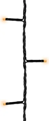 Produktbild von LED Lichterkette klassisch weiß, Kabelfarbe:schwarz, LEDs:40 LEDs 3m
