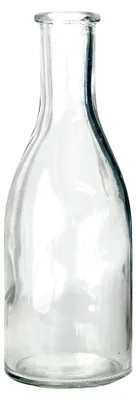 Produktbild von Glasflasche "Bottle groß" – 6,5 x 18,5cm – Dekovase Dekoflasche Klar