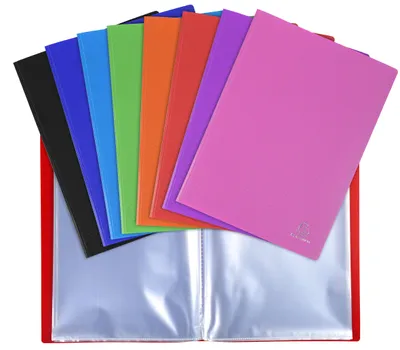 Zdjęcie produktu dla Exacompta 8830E Folder PP 500µ 30 tulei DIN A4 różne kolory