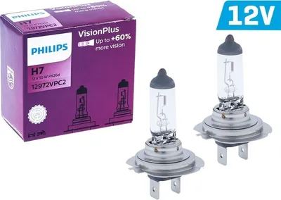 Obrázok produktu pre Philips VisionPlus H7 žiarovky 12V 55W +60%