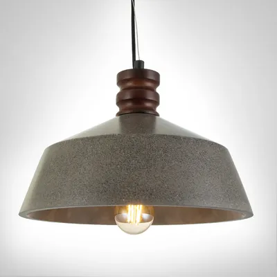 Produktbild von Pendelleuchte, E27, Lampe Für Wohnzimmer Esszimmer Küche, Höhenverstellbar Farbe Beton-Sandstein-Schwarz