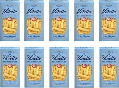 Produktbild von 10x Voiello Lo Zito Arrotolato n°194 Pasta 100% Italienischer Weizen 500g Teigwaren aus Hartweizengrieß Bronze-Zeichnung