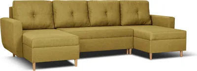 Produktbild von U-Ecksofa mit Schlaffunktion DORO - Gelb
