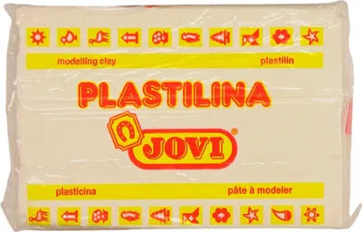 Produktbild von Jovi PLASTILINA, Modellierton, Weiß, Kind, 15 Stück(e), Drinnen, 3 Jahr(e)