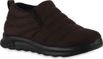 Produktbild von VAN HILL Herren Warm Gefütterte Winter Boots Stiefeletten Gesteppte Schuhe 841500, Farbe: Braun, Größe: 40