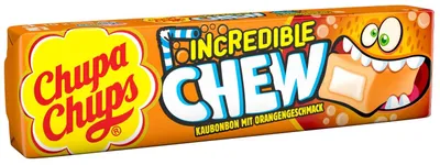 Obrázek produktu pro Chupa Chups Incredible Chew Kaubonbons mit Orangengeschmack 45g
