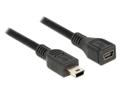 Produktbild von DeLOCK 82667, 1 m, Männlich/Weiblich, 0,48 Gbit/s, Schwarz