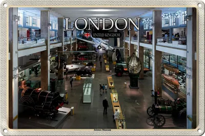 Produktbild von Blechschild Städte London England UK Science Museum 30x20cm