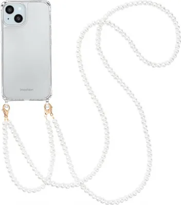 Image de imoshion Coque arrière avec cordons pour Apple iPhone 15 - Perles