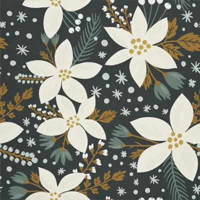 Immagine prodotto di OUTDOOR DECOSTOFFE OXFORD - Motivo fiori invernali I DX110