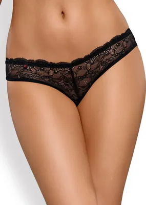 Obrázok produktu pre Obsessive Frivolla, Slipy, Bikiny nohavičky, Žena, Čierna, Jednofarebné, S/M