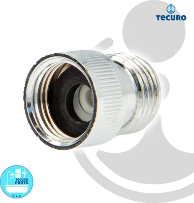 Produktbild von tecuro Universal Rückflussverhinderer 1/2 Zoll - zur Montage an Wannen- und Brausearmaturen