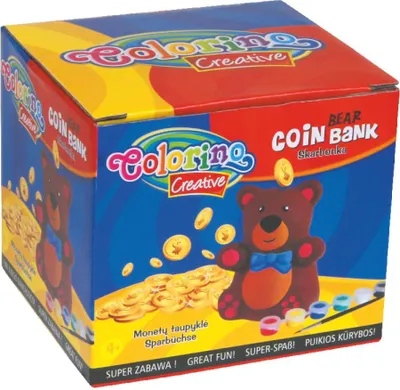 Produktbild von Colorino Keramik-Sparschwein Bär