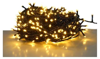 Obrázek produktu pro LED světelný řetěz - Teplá bílá - Ideální pro vánoční dekoraci - 120 LED / 9 m - Funkce časovače - Vnitřní a venkovní použití