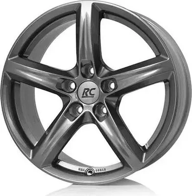Produktbild von 16 Zoll Alufelge RC Design RC24 16"x6.5" 5x112 PCD ET42 57,1mm Felge Titan