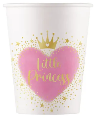 Produktbild von Papierbecher „My Little Princess“, 200 ml, 8 Stück
