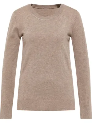 Image de Pull pour femme Jeona - couleur taupe. Pull pour femme Jeona - couleur taupe, taille XS/S