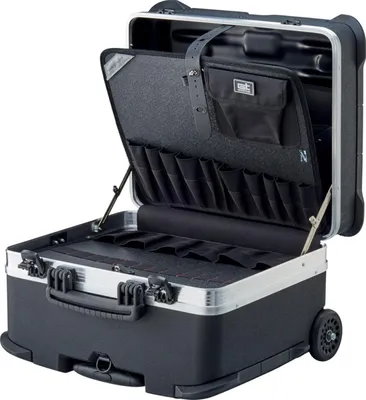 Immagine prodotto di GT Werkzeugkoffer Rock Turtle PTS ohne Inhalt Koffer Rollen + Teleskopgriff