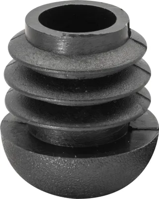 Produktbild von WAGNER Möbelgleiter für Stahlrohr rund 4tlg. - Durchmesser Ø 14 / 22 x 27 mm, Abrieb 12 mm, Kunststoff schwarz - 15005399