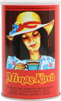 Produktbild von Minas Kava Original Minas Kaffee 250g Dose – Puderfein gemahlener Röstkaffee