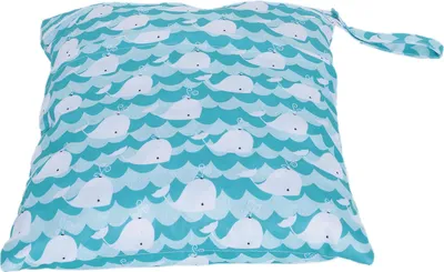 Produktbild von Baby-Stoffwindeltasche, wasserdicht, wiederverwendbar, für Ausflüge, nasse und trockene Taschen mit 2 Reißverschlusstaschen Nr. 4