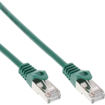 Produktbild von InLine Patchkabel, F/UTP, Cat.5e, grün, 7m, 7 m, Cat5e, F/UTP (FTP), Grün